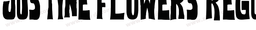 Justine Flowers Regu字体转换